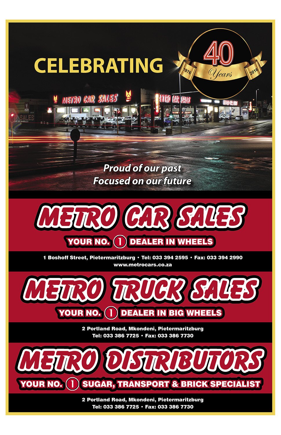 metro car sales 40th p1